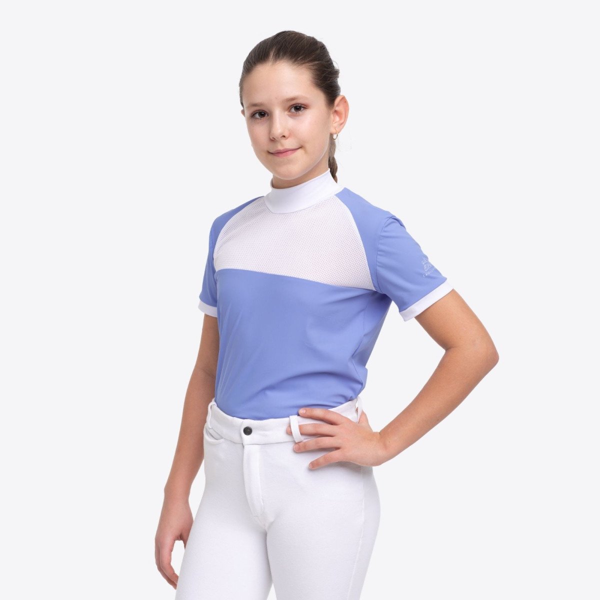 Turniershirt BABY BLUE MESH KIDS -  Kurzarm, Technische Turnierbekleidung