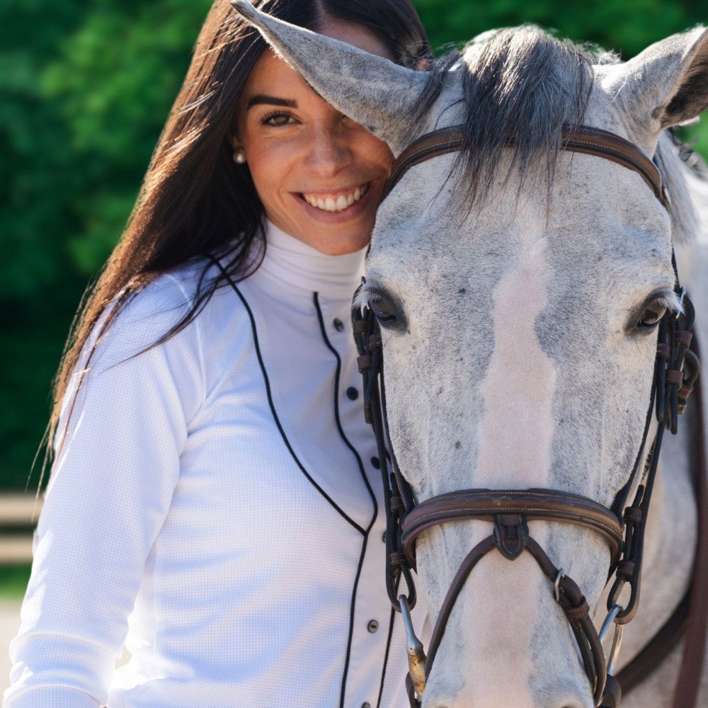 Turniershirt GENTLE RIVER - Langarm, Technische Turnierbekleidung