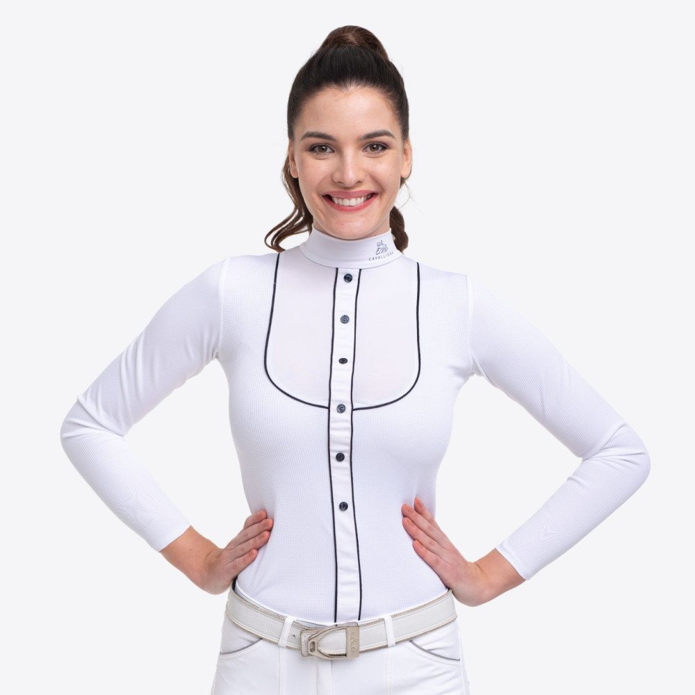 Turniershirt GENTLE RIVER - Langarm, Technische Turnierbekleidung