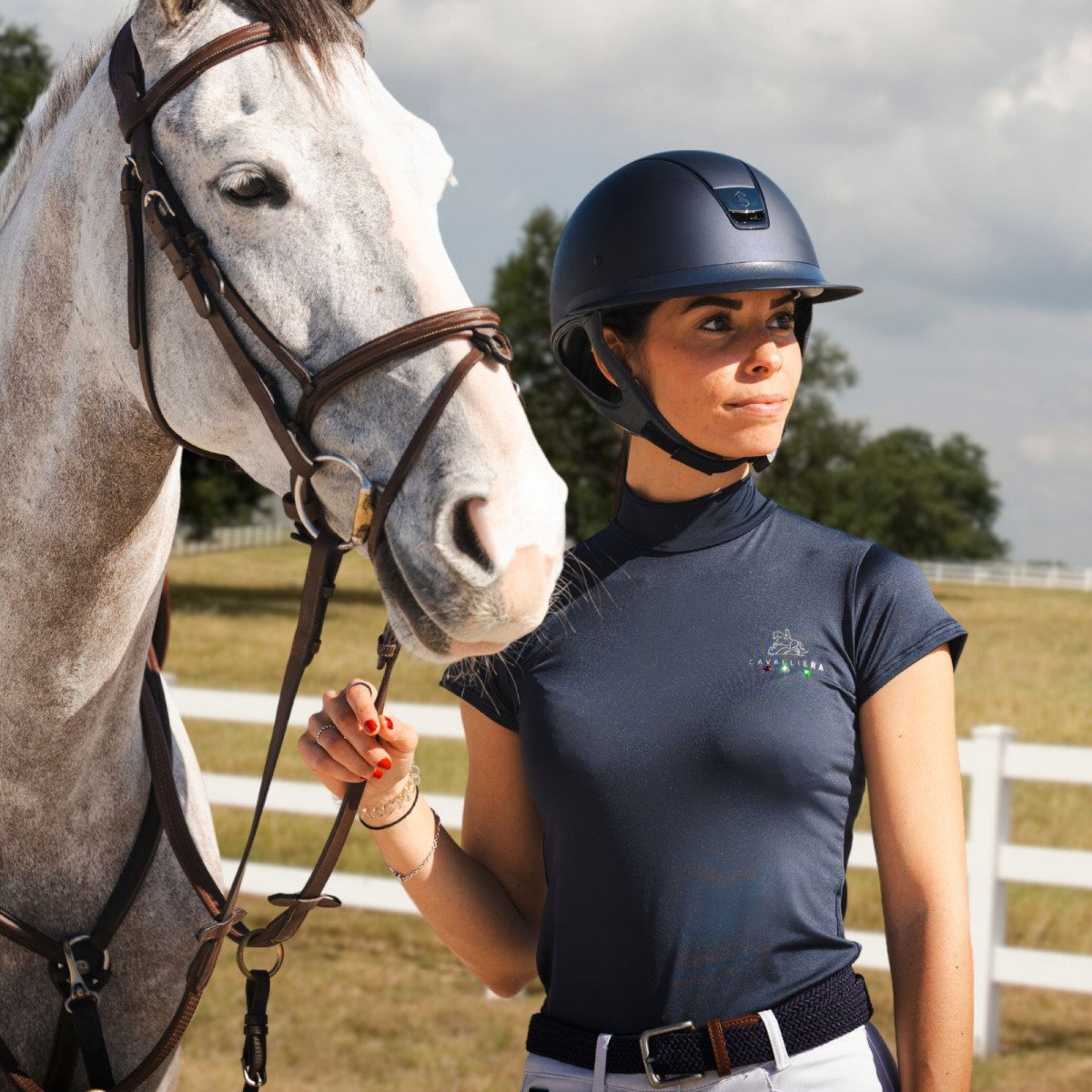 Cavalliera Riding Top SERENE short Equestrian Apparel for Women