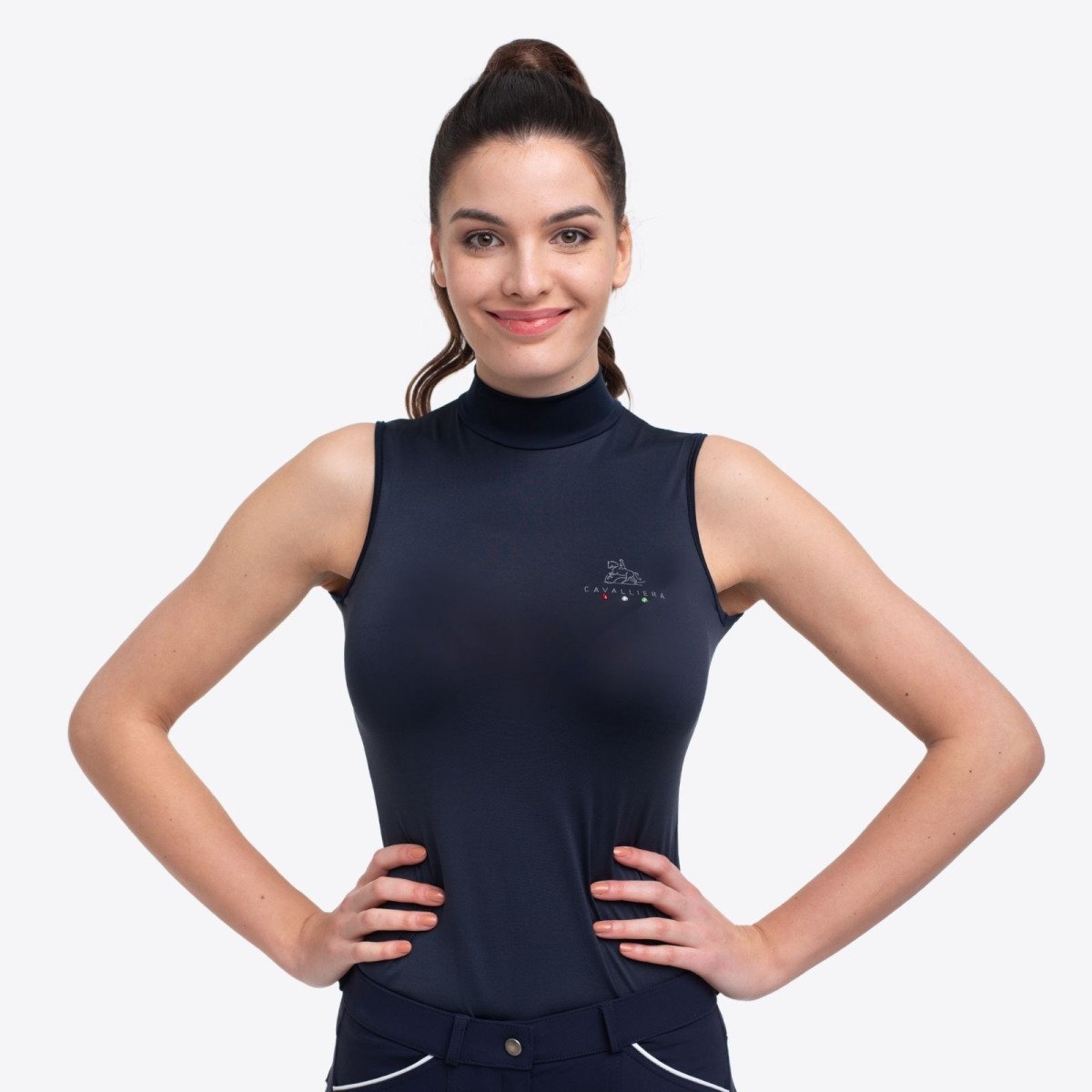 Reit-Rollkragenpullover SERENE - Fingerlose, Technische Reitbekleidung