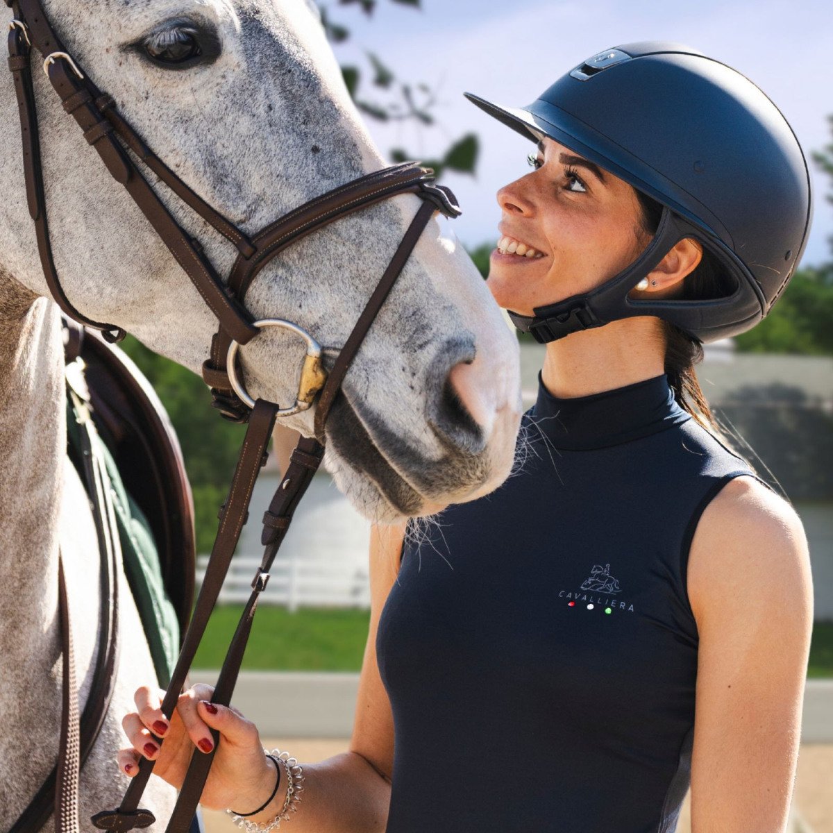 Reit-Rollkragenpullover SERENE - Fingerlose, Technische Reitbekleidung