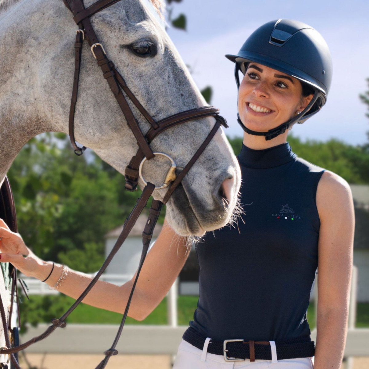 Reit-Rollkragenpullover SERENE - Fingerlose, Technische Reitbekleidung