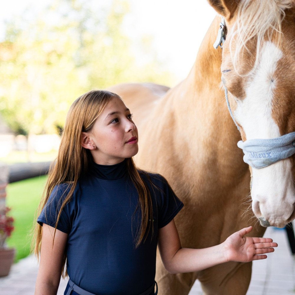 Haut d''équitation SERENE KIDS - Manches courtes , Vêtements équestres techniques