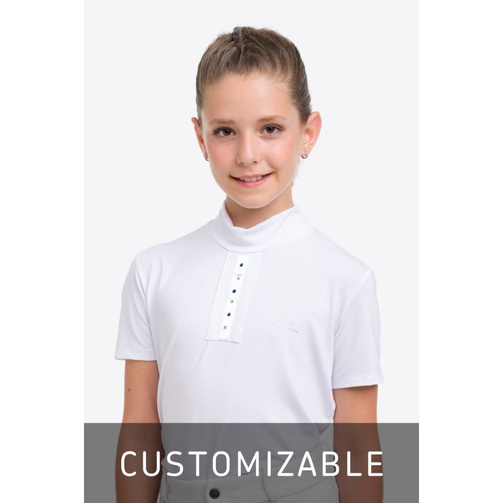 Cavalliera - Lovas Versenying CUSTOM CRYSTALLIZED KIDS  - Rövid Ujjú