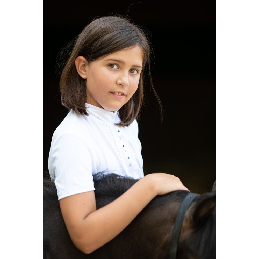 Cavalliera Turniershirt Kurzarm CUSTOM CRYSTALLIZED KIDS