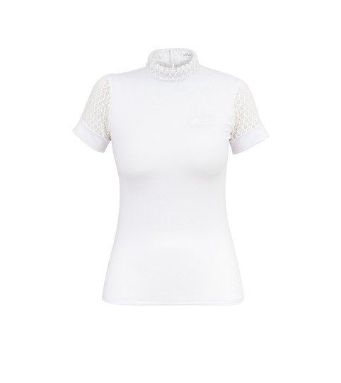 Women's Riding Show Shirt LUXE - Short Sleeve, Technical Equestrian Show Apparel