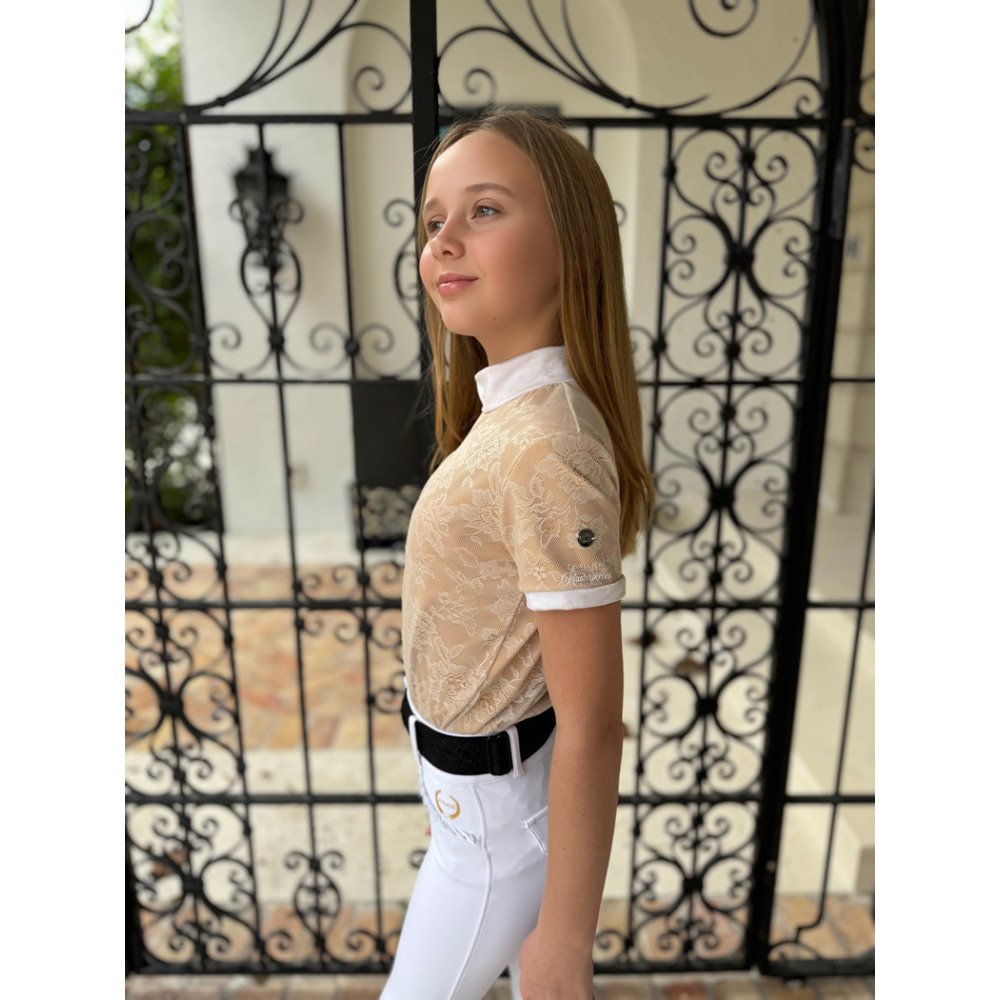 Cavalliera - Riding Show Shirt PURE LACE KIDS - short sleeve