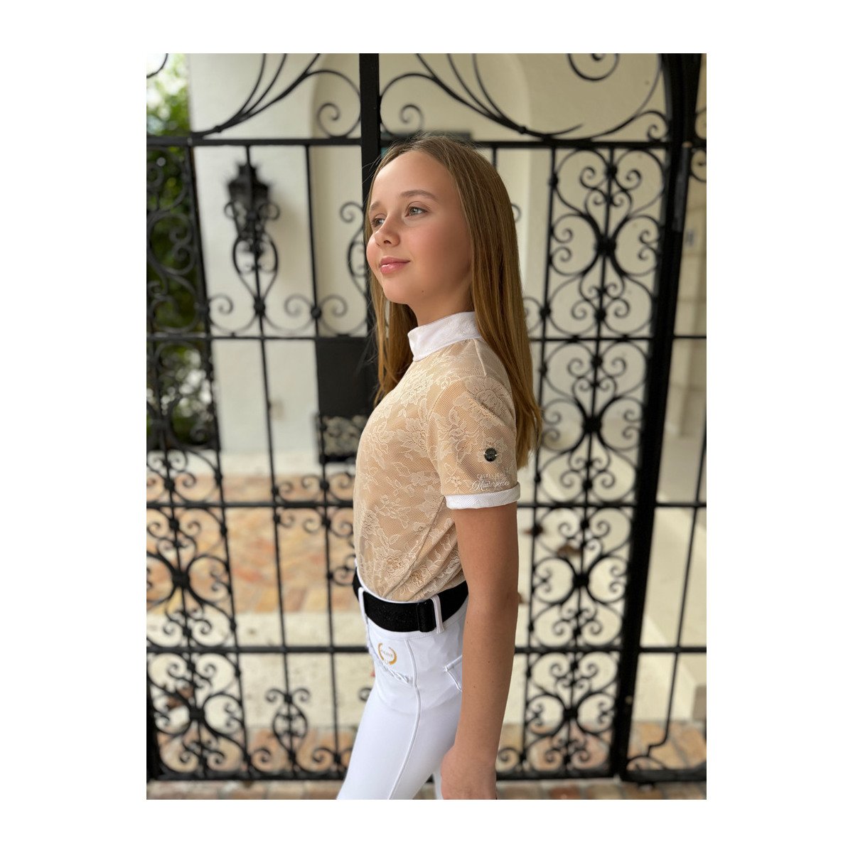 Cavalliera - Kurzarm-Turniershirt ARIOSA KIDS - Reitbekleidung