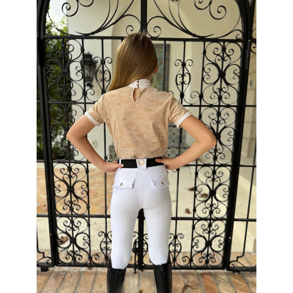 Cavalliera - Riding Show Shirt PURE LACE KIDS - short sleeve