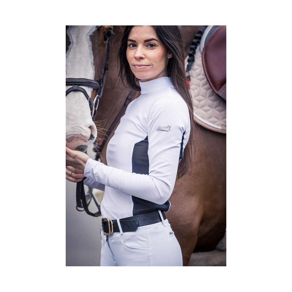 Cavalliera - Camiseta de concurso ELEGANT STRIPE - manga larga