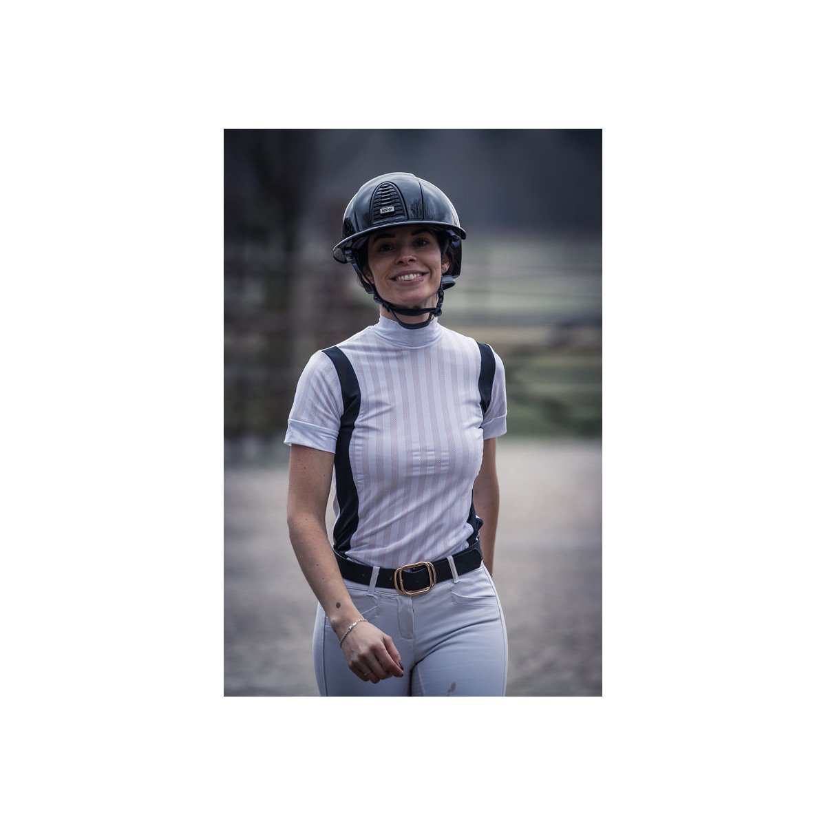 Cavalliera - Kurzarm-Turniershirt DUO HARMONY - Reitbekleidung