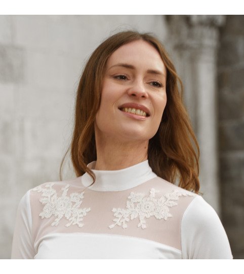 Női Lovas Versenying ETERNITY - Rövid Ujjú, Technikai Lovas Versenyruházat