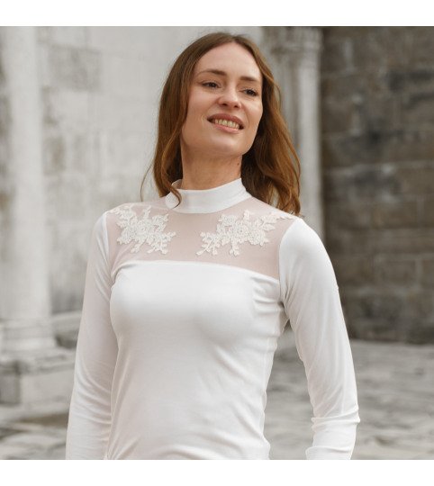 Women's Riding Show Shirt ETERNITY - Long Sleeve, Technical Equestrian Show Apparel