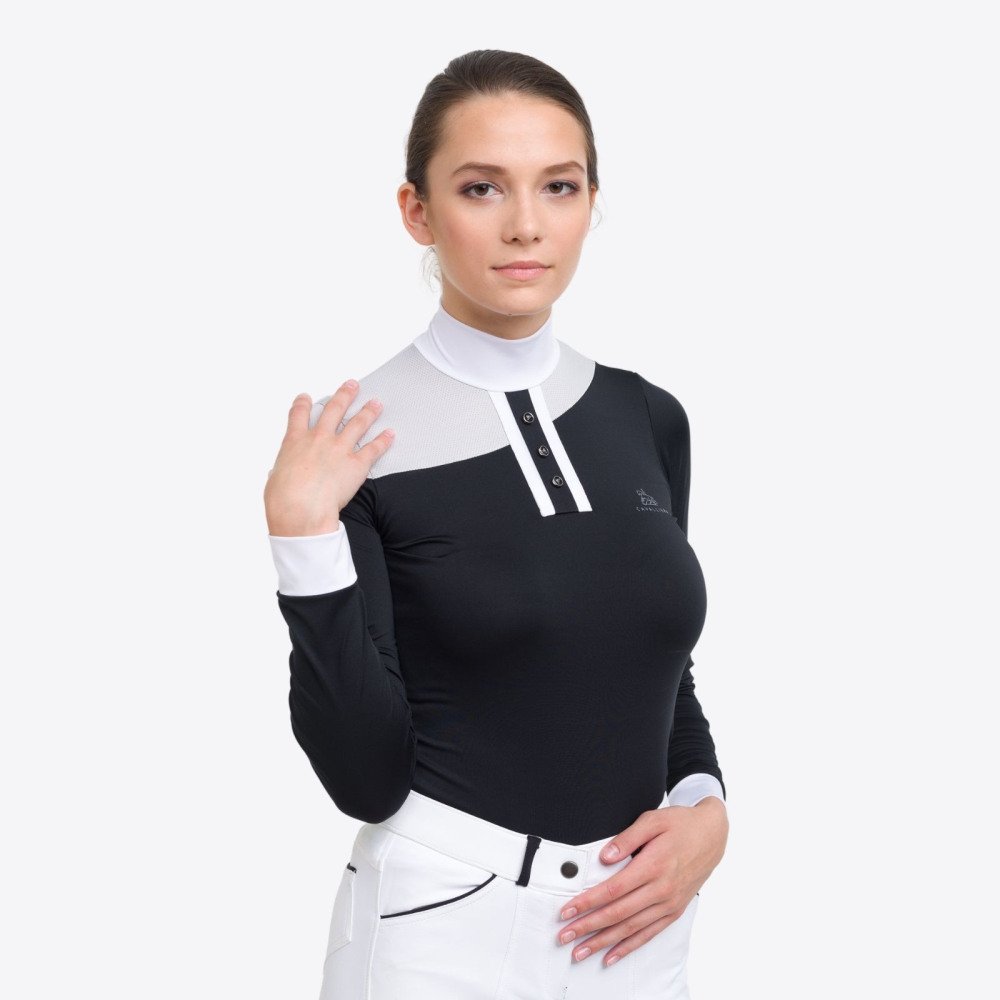 Cavalliera Riding Show Shirt HIGH TECH OVAL long Equestrian Apparel