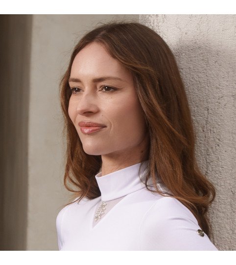 Camiseta de concurso CRYSTAL DROP para mujer - manga larga, Equipación técnica para concurso