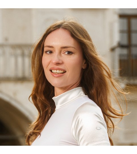 Damen Turniershirt GILDED - Langarm, Funktions-Turnierbekleidung, Reitbekleidung