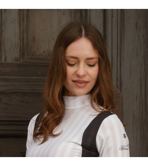 Damen Turniershirt DUO HARMONY - Kurzarm, Funktions-Turnierbekleidung, Reitbekleidung