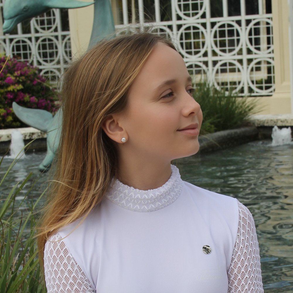 Cavalliera - Kurzarm-Turniershirt LUXE KIDS- Reitbekleidung