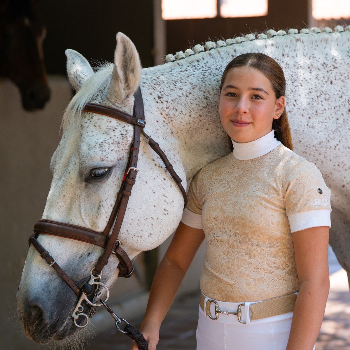 Cavalliera - Kurzarm-Turniershirt ARIOSA KIDS - Reitbekleidung