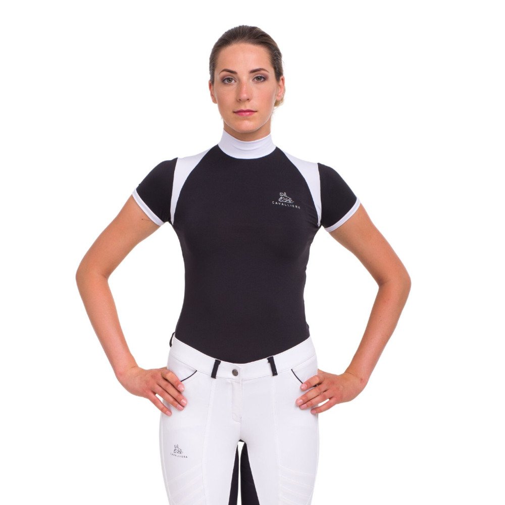 Reiten Turniershirt BLACK JACK - Kurzarm - Cavalliera