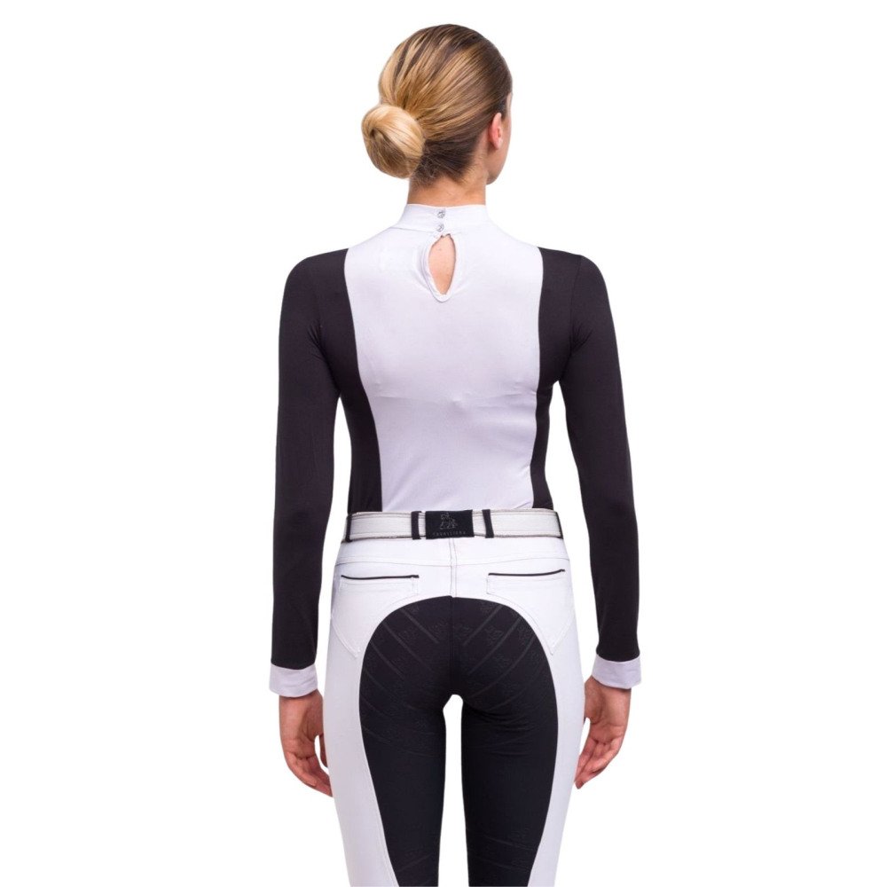 Riding Show Shirt BLACK JACK - Short Sleeve. Technical Equestrian Apparel