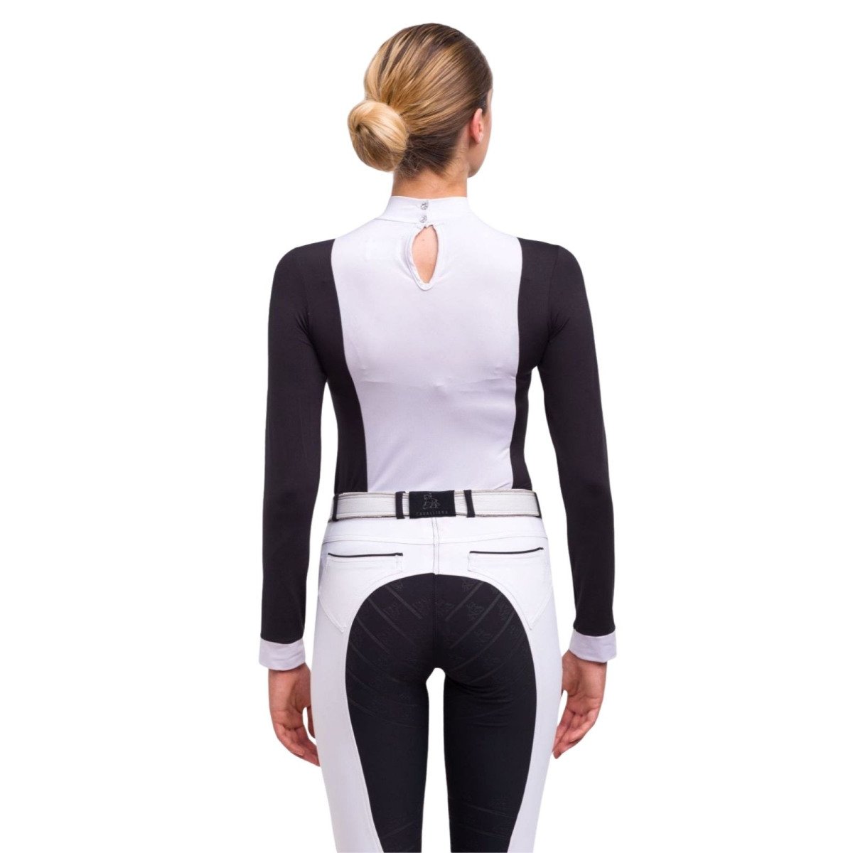 Riding Show Shirt BLACK JACK - Long Sleeve. Technical Equestrian Apparel