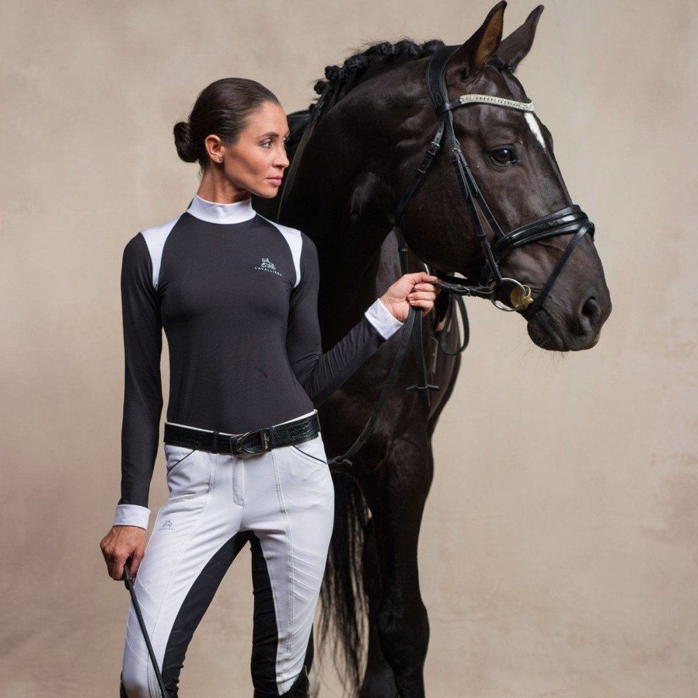 Riding Show Shirt BLACK JACK - Long Sleeve - Cavalliera