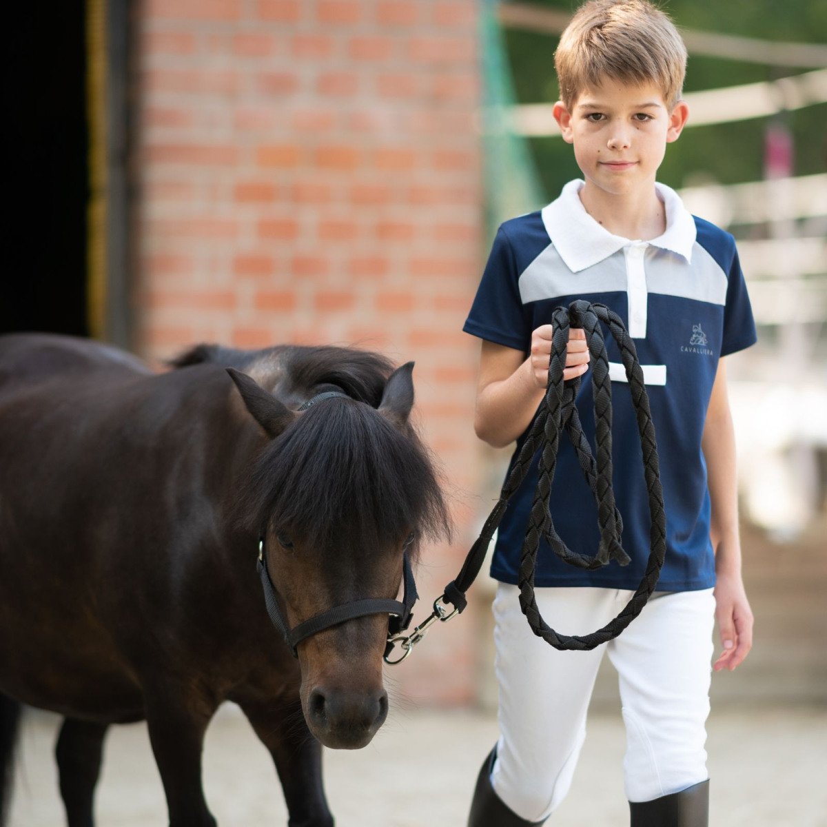 Cavalliera -Polo de concours équestre pour homme MOSAIC KIDS