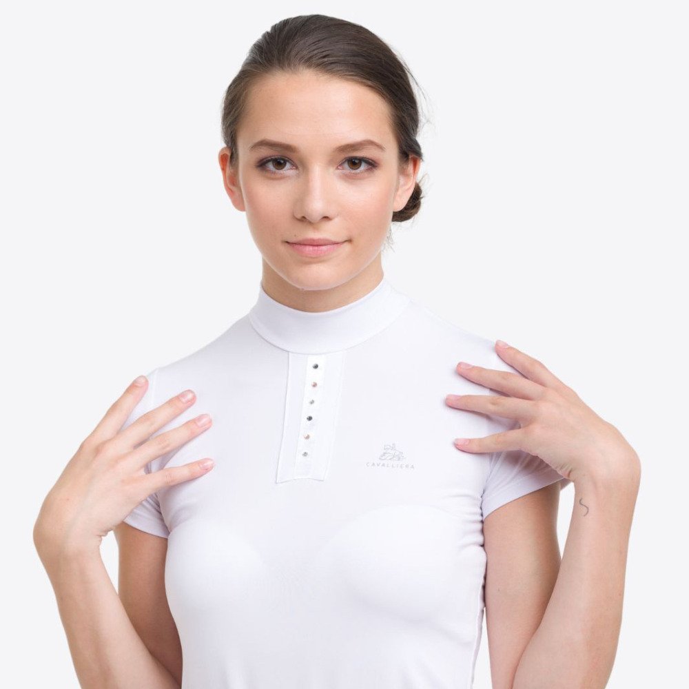 Cavalliera Turniershirt Kurzarm CUSTOM CRYSTALLIZED