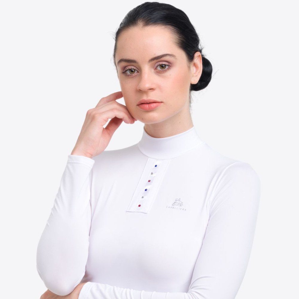Cavalliera Turniershirt Langarm CUSTOM CRYSTALLIZED