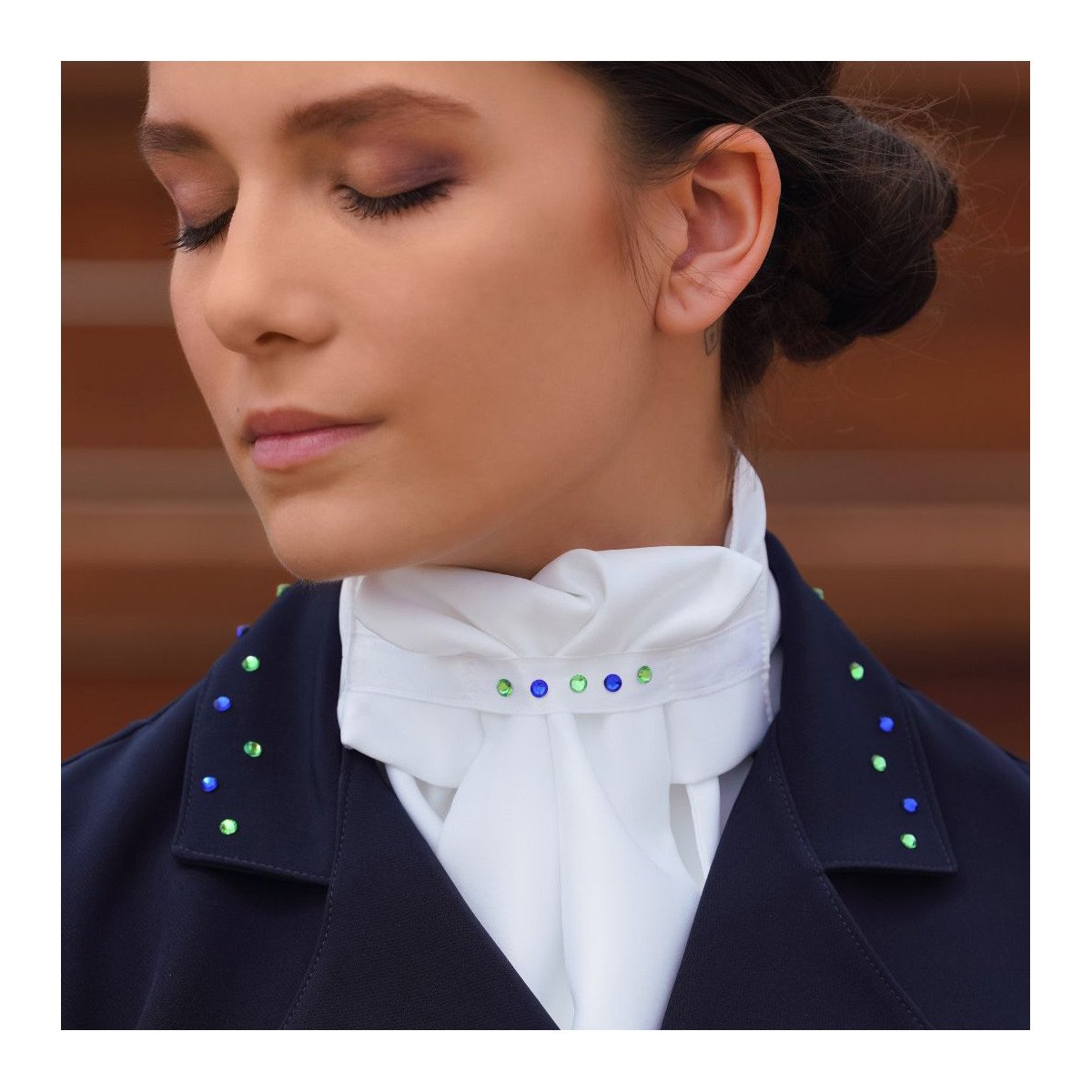 Cavalliera Reit Plastrone CUSTOM CRYSTALLIZED