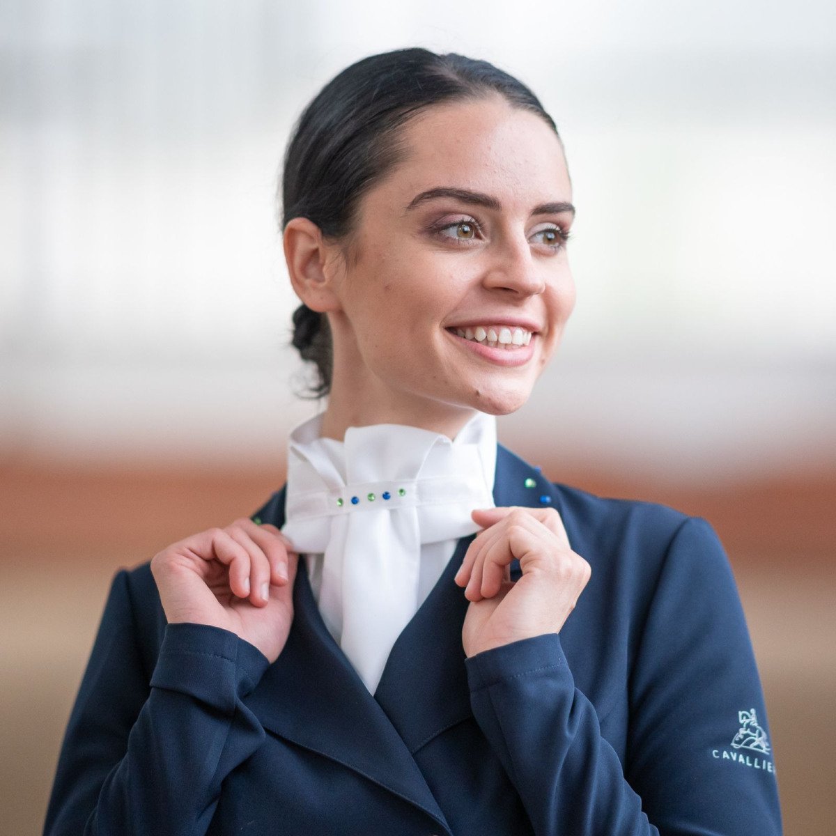 Cavalliera Reit Plastrone CUSTOM CRYSTALLIZED