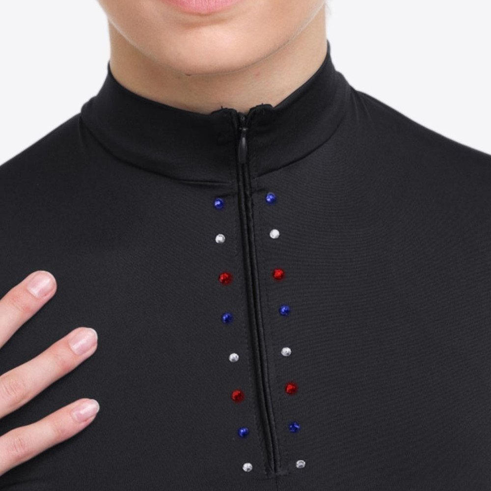 Cavalliera Reiten Top Langarm CUSTOM CRYSTALLIZED