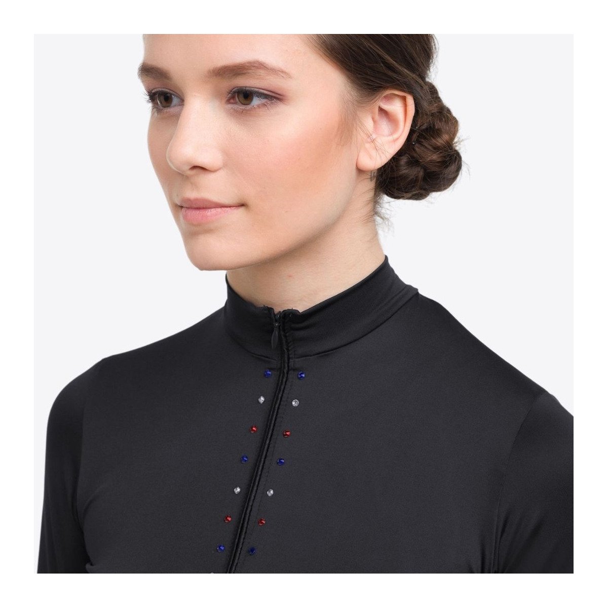 Cavalliera Reiten Top Langarm CUSTOM CRYSTALLIZED