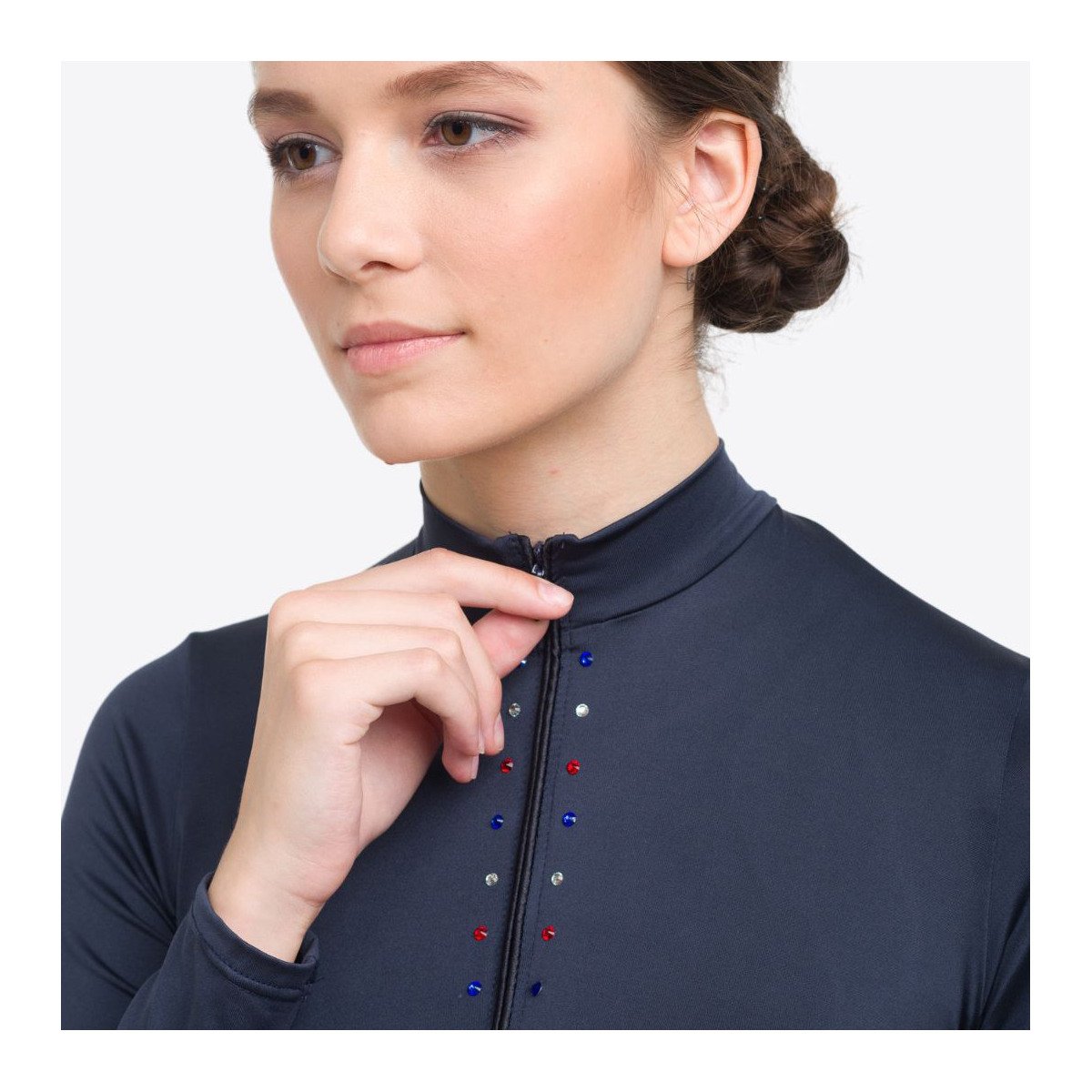 Cavalliera Reiten Top Langarm CUSTOM CRYSTALLIZED