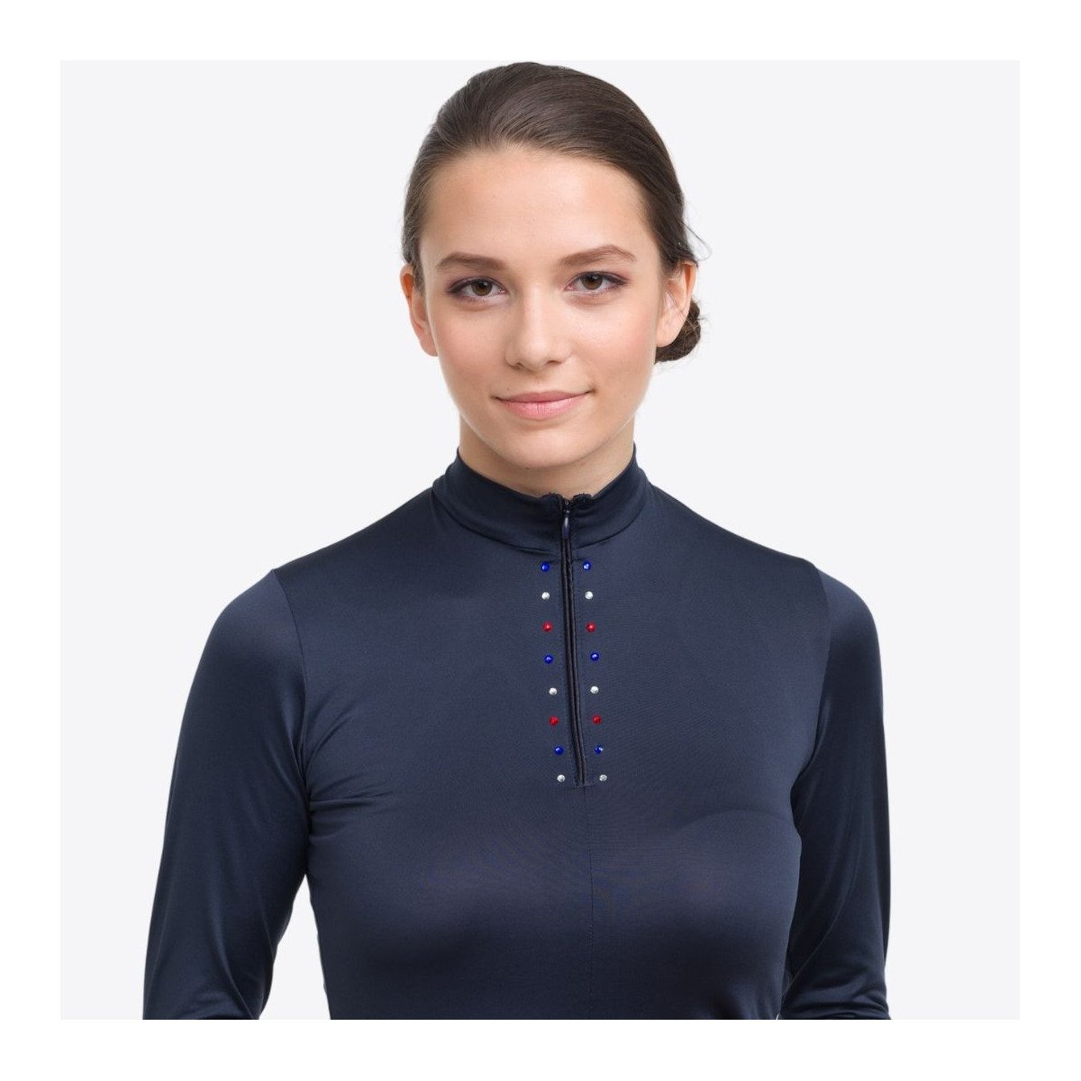 Cavalliera Reiten Top Langarm CUSTOM CRYSTALLIZED