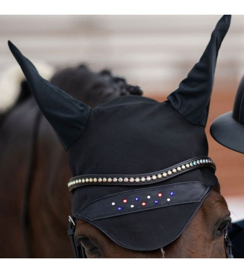 Technical Horse Ear-Bonnets CUSTOM CRYSTALLIZED - Short Version, Horse Equipment