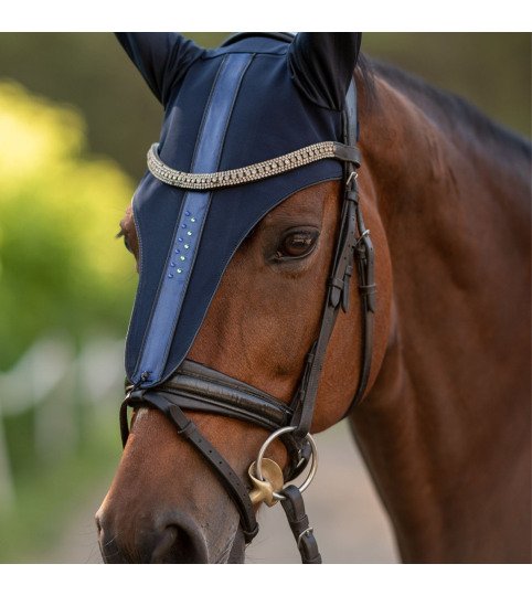 Orejeras Técnicas CUSTOM CRYSTALLIZED - Versión Larga, Equipamiento del Caballo