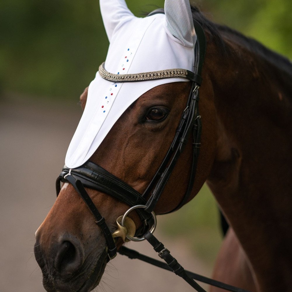 Cavalliera - Fliegenhaube Lang CUSTOM CRYSTALLIZED