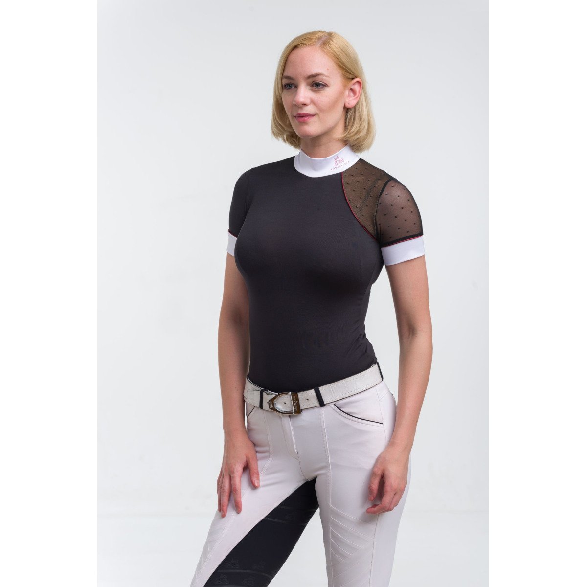 Cavalliera - Kurzarm - Turniershirt MODERN DAME -Reitbekleidung