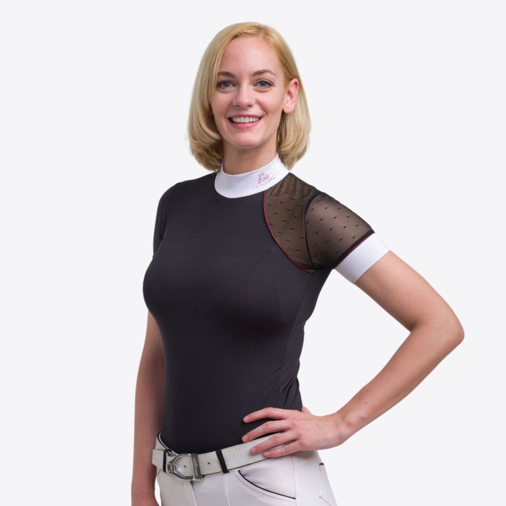 Cavalliera - Kurzarm - Turniershirt MODERN DAME -Reitbekleidung