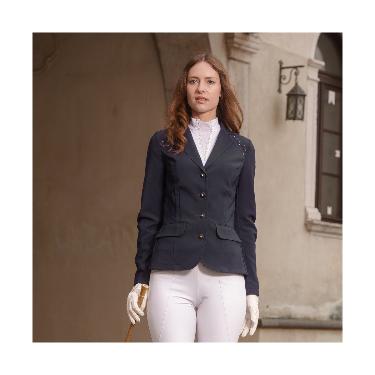 Cavalliera - Kurzarm-Turniershirt AURA - Reitbekleidung