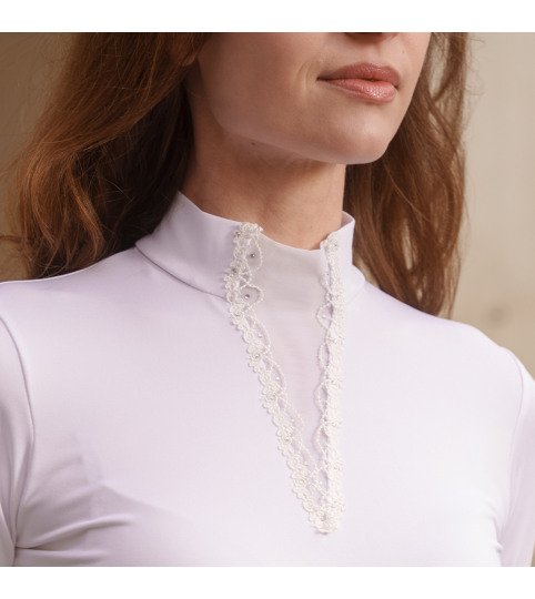 Damen Turniershirt AURA - Kurzarm, Funktions-Turnierbekleidung, Reitbekleidung