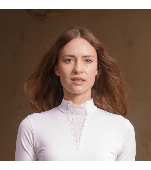 Damen Turniershirt AURA - Langarm, Funktions-Turnierbekleidung, Reitbekleidung