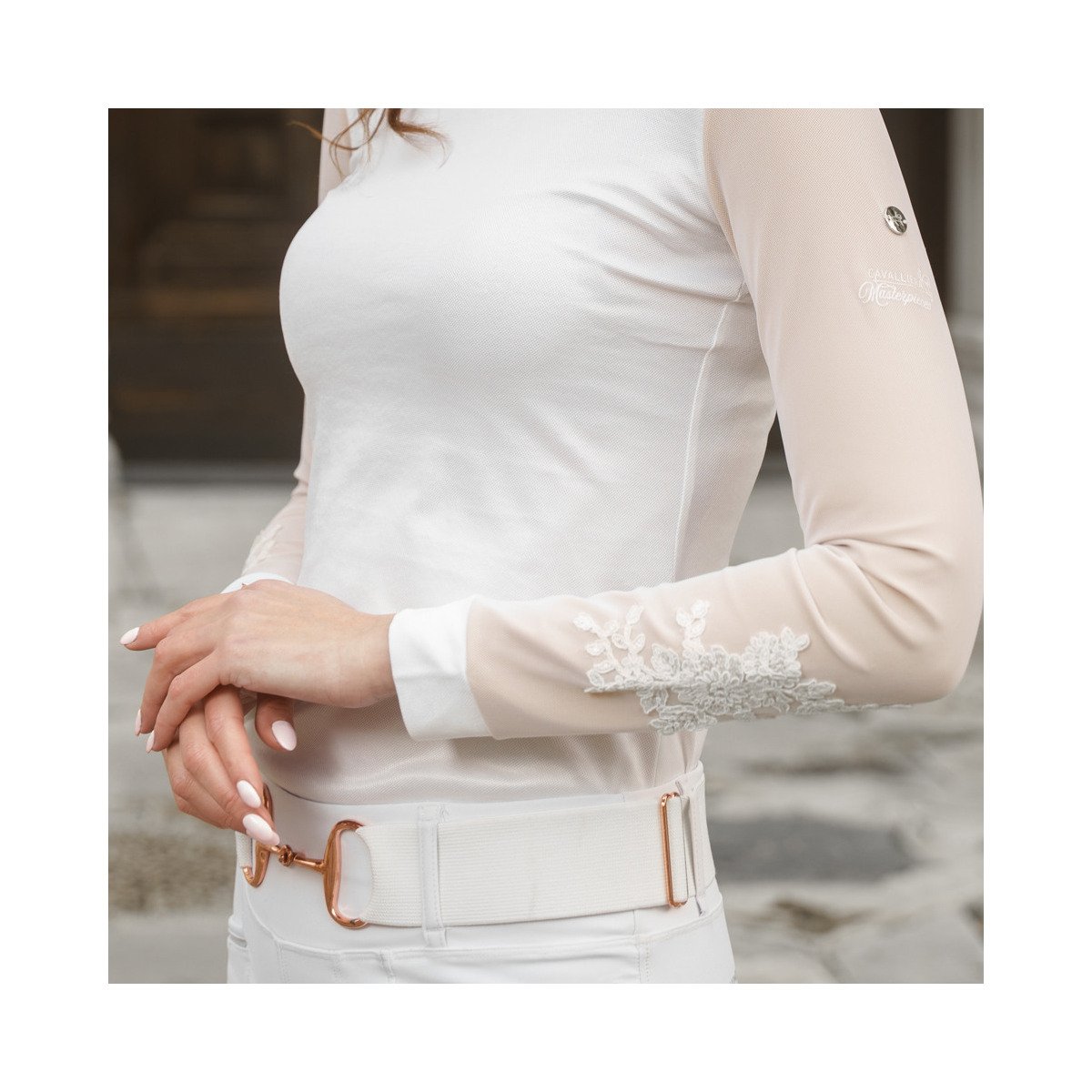 Cavalliera - Riding Show Shirt SIGNATURE SLEEVES - long sleeve