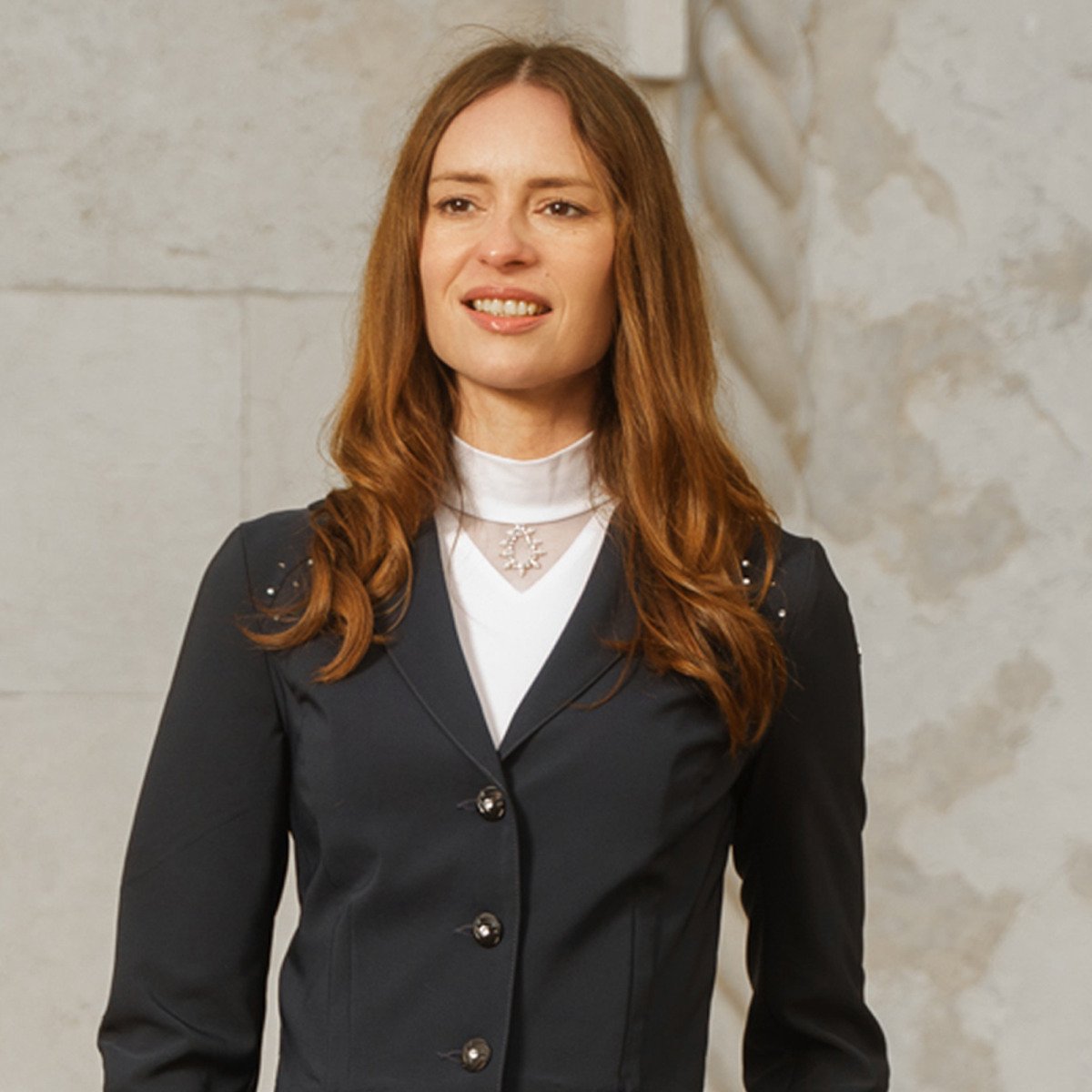 Cavalliera - Riding Show Shirt CRYSTAL DROP - long sleeve