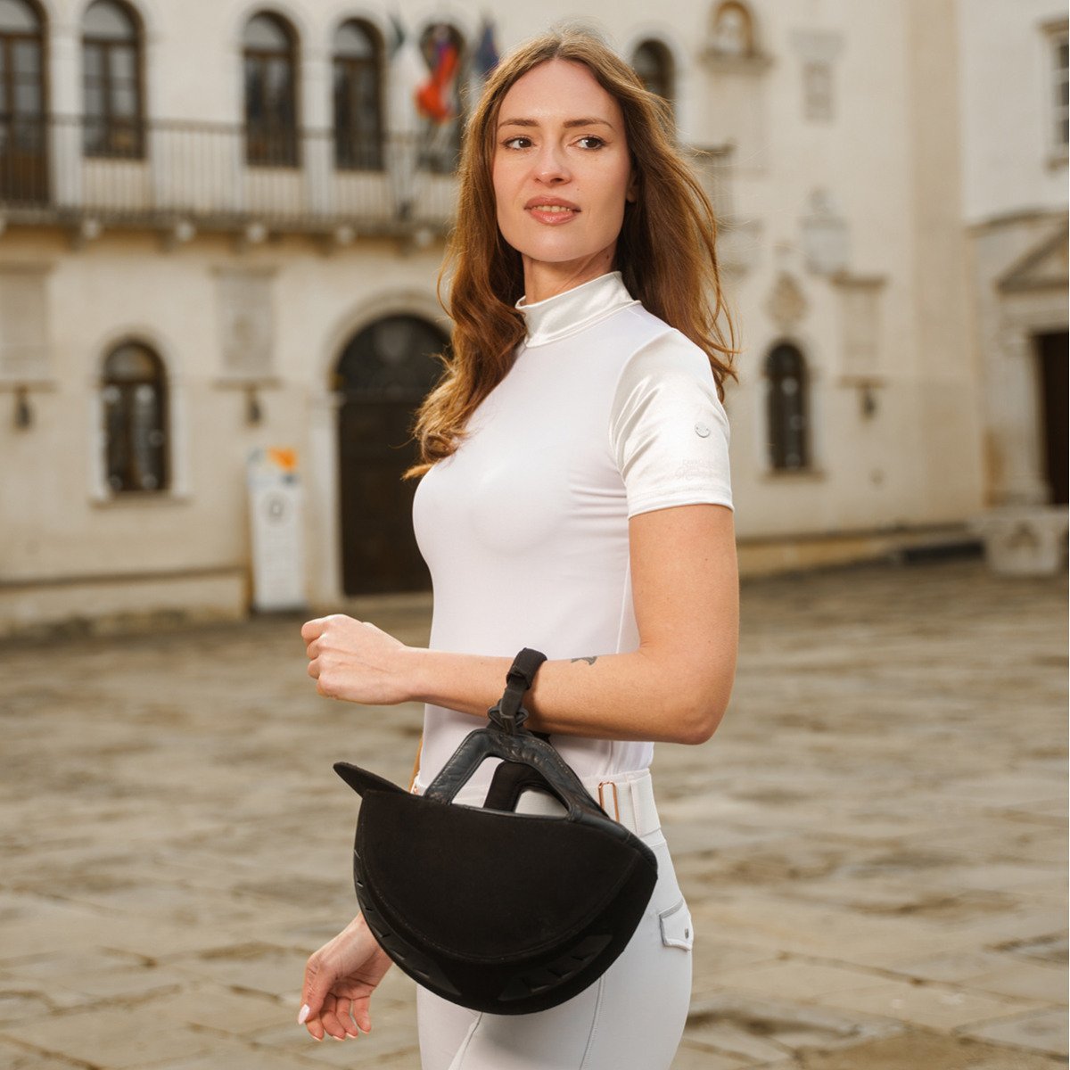 Cavalliera - Riding Show Shirt GILDED - short sleeve