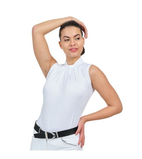 Riding Show Shirt FESTIVE - Sleeveless, Technical Equestrian Apparel