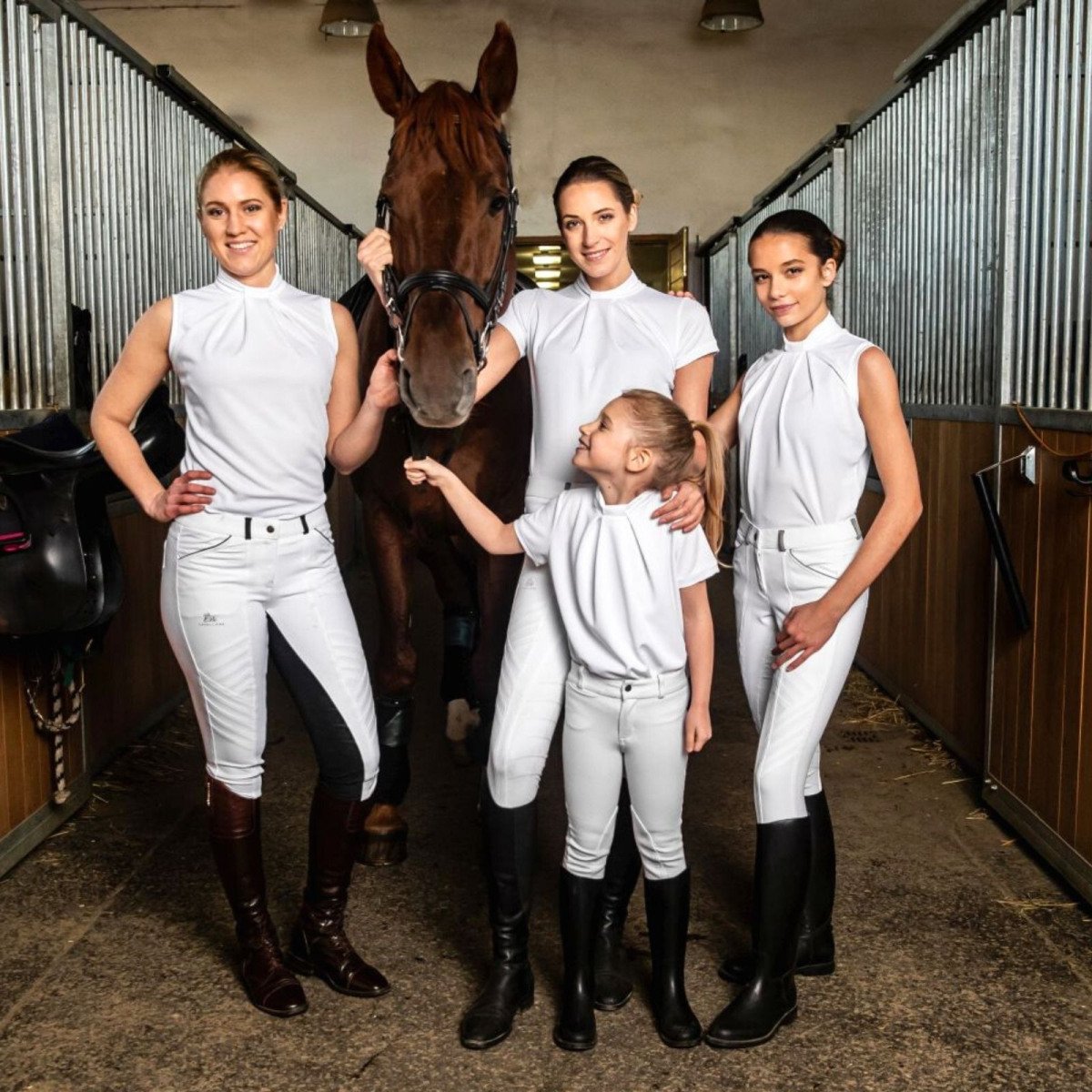 Riding Show Shirt FESTIVE - Sleeveless - Cavalliera